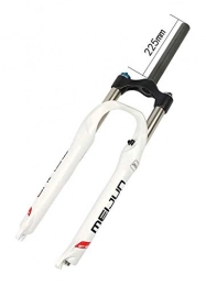 JKFZD Tenedores de bicicleta de montaña JKFZD MTB Tenedor Frontal 26, 27.5, 29 Pulgadas Ultraligero Aleacin de Aluminio Hombro Controlar Bicicleta de Montaa Amortiguador 100mm (Size : 26 Inch|White)