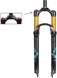 JKFZD Tenedores de bicicleta de montaña JKFZD MTB Tenedor Frontal 26, 27.5, 29 Pulgadas Ultraligero Aleacin de Aluminio Hombro Controlar Bicicleta de Montaa Suspensin Amortiguador 100mm (Size : 27.5 Inch)