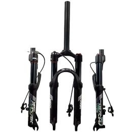 LUXXA Tenedores de bicicleta de montaña LUXXA Horquilla de Bicicleta de montaña con Sistema de amortiguación Ajustable Apta para Bicicleta de montaña / XC / ATV, Black-RL-24