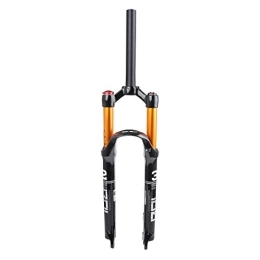 LYYCX Tenedores de bicicleta de montaña LYYCX Montaña Bicicleta Horquilla Suspensión 26 27.5 29 Pulgadas, Viajar 120mm Aleación MTB Horquillas Delantera, 1-1 / 8" for 9mm * 100mm Eje (Color : Straight-Manual Lockout, Size : 27.5 Inch)