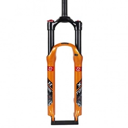 M-YN Tenedores de bicicleta de montaña M-YN Bici Horquilla suspensión, Ultra-Light 26 '' 27, 5 '' 29 '' Mountain Bike Aceite / Primavera Frente Tenedor Accesorios Piezas de Bicicleta Bici de Tenedor (Color : Orange, Size : 26 Inch)