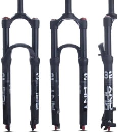 WLKY Tenedores de bicicleta de montaña MTB - Horquilla doble para bicicleta de montaña (26 / 27, 5 / 29 pulgadas, aleación de magnesio, cierre rápido, 29 pulgadas), color rojo