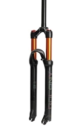 NESLIN Tenedores de bicicleta de montaña NESLIN Horquilla para Bicicleta De Montaña, con Sistema De Amortiguación Ajustable, Adecuada para Bicicleta De Montaña / XC / ATV, A- Gold-29in