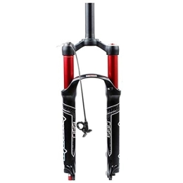 NESLIN Repuesta NESLIN Horquilla para Bicicleta De Montaña, con Sistema De Amortiguación Ajustable, Adecuada para Bicicleta De Montaña / XC / ATV, B-Red-26in