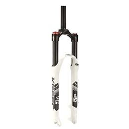 QHY Tenedores de bicicleta de montaña QHY Horquilla Suspensión For Bicicleta Montaña 26 27.5 Pulgadas MTB Air Fork Amortiguador Bicicleta Carrera 120mm 1-1 / 8 HL 1750G (Color : White, Size : 27.5inch)