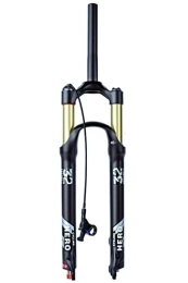QHYXT Tenedores de bicicleta de montaña QHYXT Horquillas de suspensión neumática para Bicicleta de montaña 26 / 27.5 / 29 '' Amortiguador de Aire con Recorrido de amortiguación 100 mm 1-1 / 2 1-1 / 8 Horquilla MTB Freno de Disco Ho