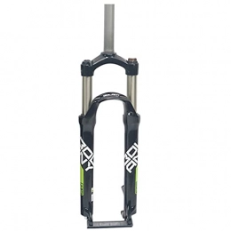 QIANGU Repuesta QIANGU 20 Pulgadas Horquillas de Suspensión para Bicicleta 1-1 / 8" Viaje 80 mm QR 9mm Freno de Disco Horquilla Mecánica de Aleación de Aluminio (Color : Black Green, Size : 20 Inch)