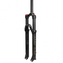 QIANGU Tenedores de bicicleta de montaña QIANGU Horquillas de suspensión, Bicicleta de montaña de 26 Pulgadas Hombro de Bloqueo de suspensión de MTB liviano de aleación de magnesio de 1-1 / 8 ' (Color : Black, Size : 26inch)