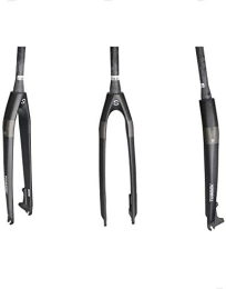 SJMFGF Repuesta SJMFGF Tenedor de suspensión de fibra de carbono mate de montaña MTB Bike Cone Tenedor de bicicleta dura (color: 29er)