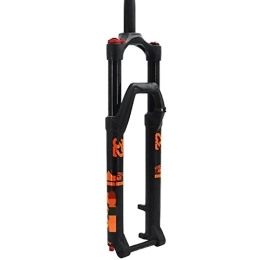 SMANNI Tenedores de bicicleta de montaña SMANNI Horquilla de suspensión de Bicicleta MTB 27, 5 29er Horquilla de Bicicleta de montaña de Aire 140mm Amortiguador de Rebote Horquillas Delanteras 100 * 15mm Boost (Color : 29inch Black)