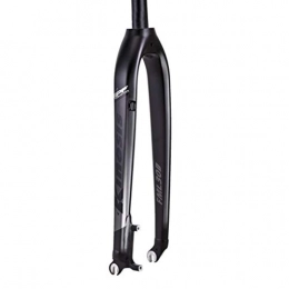 CDSL Tenedores de bicicleta de montaña Suspensión Bicicleta Horquilla para Bicicleta MTB aleación de Aluminio del Cierre de Resorte de suspensión Tenedor del Freno de Disco de Piezas de Bicicletas (Color : Black)