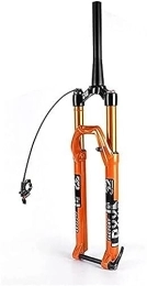 JKAVMPPT Tenedores de bicicleta de montaña Suspensión de horquilla de suspensión de bicicleta de 27, 5 / 29 pulgadas, horquilla delantera de bicicleta de montaña, bloqueo remoto de bicicleta for MTB / XC / AM / bicicleta todoterreno, horquilla de viaje
