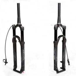 TIANPIN Repuesta TIANPIN - Horquilla de suspensión para Bicicleta de montaña, Tubo de Amortiguador de presión de Gas con Control de tubería Interior de Color Negro, 100 mm, tamaño 27.5