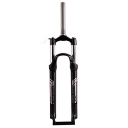 TISORT Tenedores de bicicleta de montaña TISORT Horquilla Delantera For Bicicleta De Montaña Horquilla MTB De Aleación De Aluminio Resorte Amortiguador Bloqueo Manual QR 9mm (Color : Black, Size : 29")