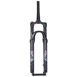 TYXTYX Tenedores de bicicleta de montaña TYXTYX Horquilla de suspensión MTB de 29"Aleación de magnesio de Alta Resistencia, 1-1 / 8" Recorrido: Horquillas de Aire para Bicicleta de 120 mm - Negro