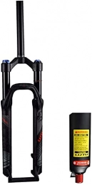 WYJW Tenedores de bicicleta de montaña WYJW Horquilla de suspensión para Bicicleta MTB 26"27.5" 29"Horquilla de Bicicleta neumática Control Manual Ajuste de amortiguación 1-1 / 8" QR 9 mm Freno de Disco Recorrido 100 mm 1670 g
