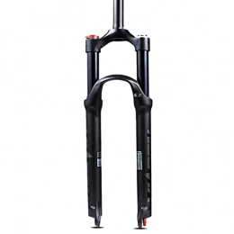 XYSQ Tenedores de bicicleta de montaña XYSQ 26 / 27, 5 / 29 Pulgadas Horquilla Suspension MTB Doble Aire Aleación De Aluminio Control De Hombro Accesorios Ciclismo (Color : Black, Size : 26 Inch)