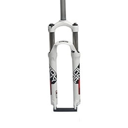 YouLpoet Tenedores de bicicleta de montaña YouLpoet Bicicleta de montaña Bifurcación mecánica Aleación de Aluminio Amortiguador Accesorios de Bicicleta 26 / 27.5 / 29 Control de Hombro / Control de Alambre, White Red, 26