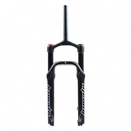YQQQQ Repuesta YQQQQ Horquilla de Suspensión de Bicicleta de Playa de Nieve de 20 Pulgadas, Sistema de Aire de Aleación de Magnesio Y Aluminio para Neumáticos de 20 X 4.0 (Color : Black, Size : 20inch)