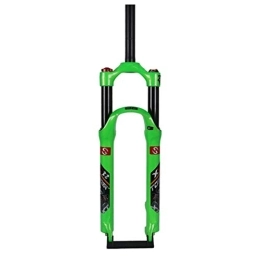 ZCXBHD Tenedores de bicicleta de montaña ZCXBHD 26 / 27.5 / 29 Pulgadas Bicicleta Tenedor Delantero Suspensión Tenedores Bicicleta de Montaña Aleación de Magnesio MTB Suspensión Bloqueo de Hombro (Color : Green, Size : 27.5inch)