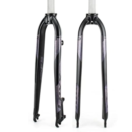 ZECHAO Tenedores de bicicleta de montaña ZECHAO Horquillas delanteras de bicicleta de carretera 700c, horquilla dura de aleación de aluminio 26 / 27. Horquillas de suspensión de bicicleta de montaña de 5 / 29 pulgadas for accesorios de bicicleta
