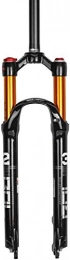 ZQTG Tenedores de bicicleta de montaña ZQTG Horquilla de suspensión para Bicicleta de montaña, aleación de magnesio, Disco de 26 / 27, 5 / 29 Pulgadas / Freno en V, Horquilla amortiguadora de presión de Aire de 100mm