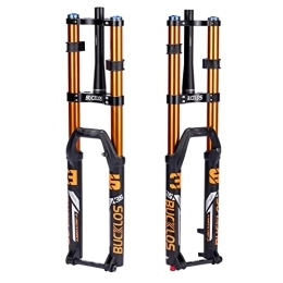 BUCKLOS Spares 【UK STOCK】BUCKLOS Downhill Air Suspension Fork 27.5 / 29 15 * 110mm Boost Tapered, Travel 180mm 36mm Inner Tube Thru Axle Rebound Adjustment Disc Brake Front Forks, fit Mountain Bike AM FR DH ect. (29)