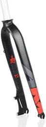 MGE Mountain Bike Fork 1-1 / 8' 28.6mm Suspension Forks, 27.5 / 26 Inch MTB Bike Ultra-light Aluminum Alloy Hard Fork Travel:100mm (Color : B, Size : 27.5inch)