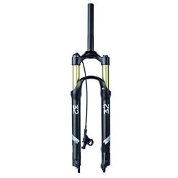 SJHFG Mountain Bike Fork 1-1 / 8" Mountain Bike Front Fork, 26 / 27.5 / 29in Bicycle Magnesium Alloy Suspension Forks Fit XC / AM / FR Cycling (Size : 26inch)