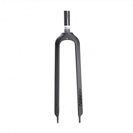 SASCD Spares 1-1 / 8" MTB Carbon Fork Rigid Straight Disc Brake Bicycle Fork Mountain Bike brake forks Super light 26 / 27.5 / 29er (Color : 29er matte)
