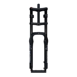 ITOSUI Mountain Bike Fork 20 / 26 Inch Snow Bike Double Shoulder Air Suspension Fork 4.0 Fat Tire 1-1 / 8" Disc Brake QR 135mm Travel 170mm Adjustable Rebound For Snow Beach XC MTB Bicycle