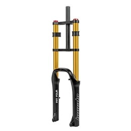 ITOSUI Spares 20 Inch Snow Bike Fork 4.0" Tire Fat Bike Air Suspension Forks Travel 110mm Double Shoulder 1-1 / 8" Disc Brake Bicycle Front Fork Adjustable Rebound For ATV / Beach Bike / MTB / BMX