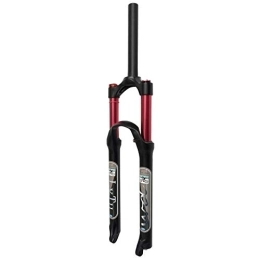 TYXTYX Mountain Bike Fork 26" / 27.5" / 29" Air Mountain Bike MTB Front Fork 140mm Travel, WQ-008 Bicycle Suspension Fork 9mm QR (Color : Straight Manual Lock, Size : 26")
