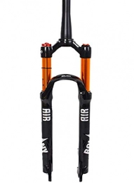 ZHTY Mountain Bike Fork 26 / 27.5 / 29 Air Mountain Bike Suspension Forks, Straight Tapered Tube 28.6mm QR 9mm Travel 120mm Manual / Crown Lockout MTB Forks, Ultralight Gas Shock Absorber XC / AM / FR Bicycle Bike Suspension Fork