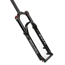 MGRH Mountain Bike Fork 26 / 27.5 / 29 Air MTB Suspension Fork, Tapered Steerer and Straight Steerer Front Fork - Downhill Cycling MTB Shock Absorber Air Fork Straight tube-26 inch
