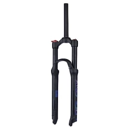 Generic Mountain Bike Fork 26 / 27.5 / 29 in MTB Suspension Air Fork 120mm Travel, Straight / Tapered Mountain Bike Forks Crown / Remote Lockout, 9 * 100mm QR 34 Tube Bicycle Front Fork, Black, 29inch
