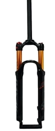 SHKJ Spares 26 / 27.5 / 29 Inch Bike Suspension Fork Travel 100mm MTB Air Fork XC AM 1-1 / 8" Straight Tube Disc Brake QR 9mm (Color : A, Size : 29inch)