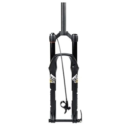 TYXTYX Spares 26 27.5 29 Inch Mountain Bike Fork DH Fork Bicycle Air Suspension Straight 1-1 / 8" Travel 135mm MTB Disc Brake Fork Through Axle 15mm RL