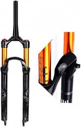 QHY Mountain Bike Fork 26 / 27.5 / 29 Inch MTB Air Suspension Fork 1 1 / 2 Tapered Tube QR 9mm Manual / Remote Lockout Rebound Adjust XC AM Ultralight Mountain Bike Front Forks (Color : HL, Size : 26inch)