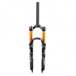 LANXUANR Spares 26 / 27.5 / 29 inch MTB Bicycle Suspension Fork, Tapered Steerer and Straight Steerer Front Fork ，Manual Lockout And Remote Lockout (Straight Steerer - Manual Lockout, 26 inch)