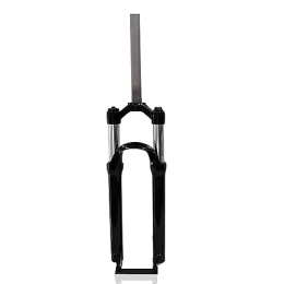 DFNBVDRR Mountain Bike Fork 26 / 27.5 / 29 Inch MTB Suspension Fork 1 1 / 8'' Straight Tube Manual / Remote Lockout 100mm Travel QR Disc Brake Front Fork (Color : 27.5''Black, Size : Manual Lockout)