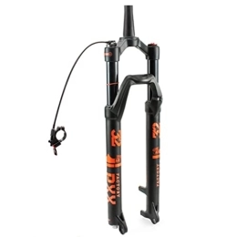 Generic Spares 26 / 27.5 / 29 MTB Air Fork 1-1 / 2 Mountain Bike Suspension Forks Disc Brake Bicycle Front Fork 9mm QR 100mm Travel Ultralight HL / RL 1770G (Color : Silver HL, Size : 29) (Black Rl 29)