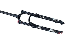 HSQMA Spares 26 / 27.5 / 29'' MTB Air Fork Bike Suspension Fork 120mm Travel 1-1 / 8 Straight / Tapered Bicycle Front Fork Rebound Adjustable Disc Brake QR 9mm (Color : Tapered HL, Size : 27.5inch)
