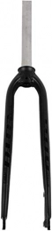 SANS Spares 26 / 27.5 / 29er Aluminum Alloy Rigid Fork, 9mm Quick Rigid Disc Brake MTB Fork for MTB Road Cycling Cycling Accessories (Black)