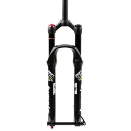 GYWLY Mountain Bike Fork 26 / 27.5 / 29in Mountain Bike Shock Fork Air Fork With Rebound Adjust MTB Suspension Forks Travel 100mm 1-1 / 8" Thru Axle 15mm100mm Hand / Line Control (Size:27.5in Color:RL) ( Color : A , Size : 29inches )