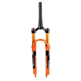 SJHFG Spares 26 / 27.5 / 29inch Bike Suspension Fork, 120mm Travel Shoulder Control Fork QR 9mm Disc Brake XC / AM / FR Bicycle Cycling (Color : Tapered, Size : 27.5inch)