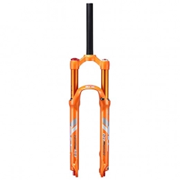 Foot Care Mountain Bike Fork 26 / 27.5 Inch Mountain Front Fork Double Air Chamber Fork Bicycle Shock Absorber Front Fork Air Fork Straight Manual Lockout Supension Air Fork A, 27.5inch