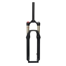 MabsSi Spares 26 / 27.5 MTB Forks, Ultralight Magnesium Alloy Straight Tube Manual Lockout Mountain Bike Air Suspension Fork QR 9mm(Color:27.5 INCH)