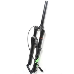 MGE Spares 26 / 27.5inch MTB Suspension Fork, Straight Tube Wire Control Air Fork, Shock Absorbing Fork (Size : 27.5inch)