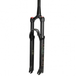 QHY Mountain Bike Fork 26″Air Shock AM Bicycle Suspension Fork 27.5" MTB Bike Fork 29" Manual Lockout / Remote Lockout Rebound Adjust Straight Steerer And Cone Steerer QR 9mm (Color : Cone canal-HL, Size : 26inch)
